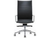 Кресло для руководителя Kastel Kruna Plus Linear алюминий, сталь, искусственная кожа Фото 1