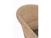 Кресло плетеное с подушкой Garden Relax Genesis тик, алюминий, искусственный ротанг, олефин натуральный, серый Фото 6