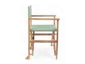 Кресло деревянное складное Garden Relax Noemi Director акация, полиэстер коричневый, зеленый шалфей Фото 3