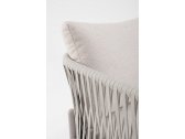 Диван трехместный с подушками Garden Relax Florencia алюминий, роуп, олефин лунный Фото 6