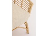 Лаунж-кресло плетеное с подушкой Garden Relax Mabel алюминий, искусственный ротанг, олефин натуральный, бежевый Фото 9