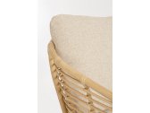Лаунж-кресло плетеное с подушкой Garden Relax Mabel алюминий, искусственный ротанг, олефин натуральный, бежевый Фото 8