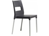Комплект пластиковых стульев Scab Design Maxi Diva Set 2 алюминий, технополимер, стекловолокно антрацит Фото 3