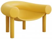 Лаунж-кресло пластиковое Magis Sam Son полиэтилен карри Фото 1