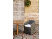Кресло плетеное с подушкой POINT Heritage алюминий, искусственный ротанг, ткань серый Фото 7