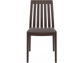 Комплект пластиковых стульев Siesta Contract Soho Set 4 стеклопластик коричневый Фото 8