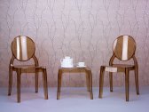 Комплект прозрачных стульев Siesta Contract Elizabeth Set 4 поликарбонат янтарный Фото 8