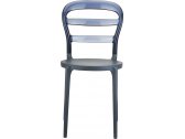 Комплект пластиковых стульев Siesta Contract Miss Bibi Set 4 стеклопластик, поликарбонат темно-серый Фото 5