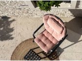 Кресло-качалка пластиковое с подушкой Nardi Folio стеклопластик, акрил антрацит, розовый Фото 13
