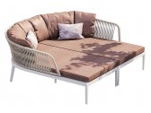 Лаунж-диван плетеный с подушками Atmosphera Dream 2.0 алюминий, канат, ткань Фото 1
