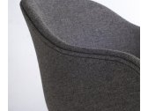 Кресло вращающееся c обивкой PAPATYA Globe-K M Soft сталь, стеклопластик, ткань Фото 5