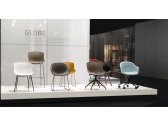 Кресло вращающееся c обивкой PAPATYA Globe-K M Soft сталь, стеклопластик, ткань Фото 6