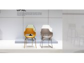 Кресло на полозьях с обивкой PAPATYA Opal Sled Pro Soft сталь, стеклопластик, ткань Фото 4
