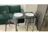 Комплект прозрачных стульев Scab Design Vanity Set 4 поликарбонат серый Фото 6
