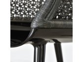 Кресло пластиковое Magis Cyborg Elegant поликарбонат, натуральный ротанг черный Фото 12