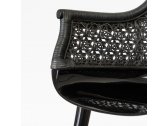 Кресло пластиковое Magis Cyborg Elegant поликарбонат, натуральный ротанг черный Фото 13
