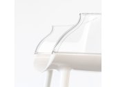 Кресло пластиковое Magis Cyborg поликарбонат белый, прозрачный Фото 9