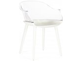 Кресло пластиковое Magis Cyborg поликарбонат белый, прозрачный Фото 1