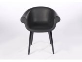 Кресло дизайнерское с обивкой Magis Cyborg Lord поликарбонат, пенополиуретан, натуральная кожа черный Фото 10