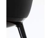 Кресло дизайнерское с обивкой Magis Cyborg Lord поликарбонат, пенополиуретан, натуральная кожа черный Фото 8