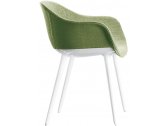 Кресло дизайнерское с обивкой Magis Cyborg Lady поликарбонат, пенополиуретан, ткань белый, зеленый Фото 1
