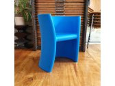 Кресло пластиковое детское Magis Trioli полиэтилен синий Фото 5
