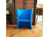 Кресло пластиковое детское Magis Trioli полиэтилен синий Фото 7