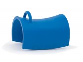 Кресло пластиковое детское Magis Trioli полиэтилен синий Фото 4