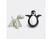 Неваляшка пластиковая Magis Pingy полиэтилен черный, белый Фото 25