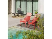 Лаунж-кресло пластиковое с подушкой Nardi Net Lounge стеклопластик, акрил коралловый, розовый Фото 6