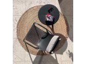 Лаунж-кресло пластиковое с подушкой Nardi Net Lounge стеклопластик, Sunbrella антрацит, серый Фото 8