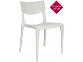 Стул пластиковый Ibiza Town Chair стеклопластик белый Фото 1