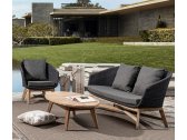 Кресло плетеное с подушками Garden Relax Coachella тик, роуп, олефин натуральный, антрацит Фото 14