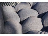 Кресло лаунж плетеное с подушкой Grattoni Nancy алюминий, роуп, олефин антрацит, темно-серый Фото 3