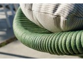 Кресло лаунж плетеное с подушкой Grattoni Nancy алюминий, роуп, олефин белый, зеленый, бежевый Фото 6