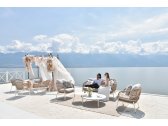 Комплект лаунж мебели Grattoni Elba алюминий, роуп, олефин белый, натуральный, шампанское Фото 6