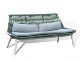 Комплект плетеной мебели Grattoni Como алюминий, роуп, олефин белый, зеленый, бежевый Фото 5