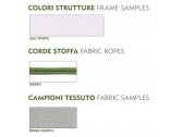 Комплект плетеной мебели Grattoni Como алюминий, роуп, олефин белый, зеленый, бежевый Фото 3