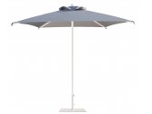Зонт профессиональный Scolaro Lido Starwhite алюминий, акрил белый, серебристо-серый Фото 12