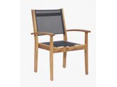 Кресло деревянное Tagliamento Halikarnas Textilene ироко, текстилен Фото 5