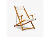 Кресло-шезлонг деревянное складное Tagliamento Mini ироко Фото 4