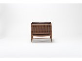 Кресло деревянное плетеное с подушками Tagliamento Zuma каштан, искусственный ротанг, олефин Фото 4