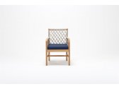 Кресло деревянное плетеное с подушкой Tagliamento Palma каштан, искусственный ротанг, олефин Фото 7