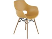 Кресло пластиковое PAPATYA Opal Wox Pro Beech бук, стеклопластик натуральный, темно-желтый Фото 1