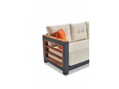 Комплект мягкой мебели Tagliamento Larix алюминий, ироко, олефин Фото 5