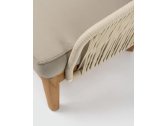Кресло плетеное с подушками RosaDesign Dakota тик, алюминий, роуп, полиэстер натуральный, жемчужный белый, серебристая тортора Фото 5