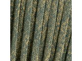Шезлонг-лежак деревянный плетеный RosaDesign Dakota тик, алюминий, роуп натуральный, пустынный микс Фото 7