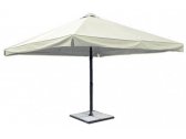Зонт профессиональный KUPAVNA С рычажным приводом сталь, ткань оксфорд белый, бежевый Фото 1
