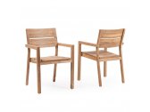 Кресло деревянное RosaDesign Juniper тик натуральный Фото 5