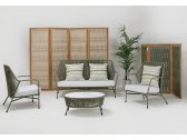 Кресло плетеное с подушками RosaDesign Amalfi алюминий, роуп, олефин пустынный микс, белый Фото 13
